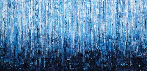 Dreamscape in Blue von Behshad Arjomandi, Malerei kaufen auf Singulart