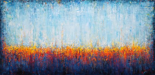 Sunset Horizon Colors by Behshad Arjomandi, Painting for Sale on Singulart