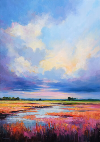 Dreamlight Horizon di Behshad Arjomandi, Pittura in vendita su Singulart