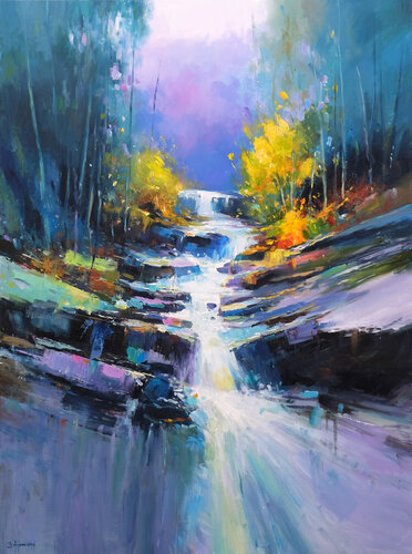 Song of the Stream by Behshad Arjomandi, Painting for Sale on Singulart