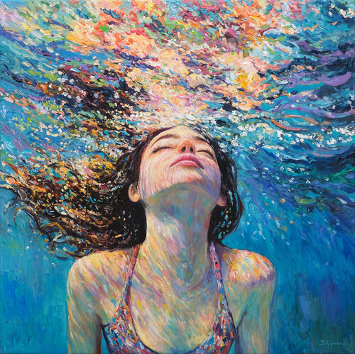 The Surface of a Dream von Behshad Arjomandi, Malerei kaufen auf Singulart