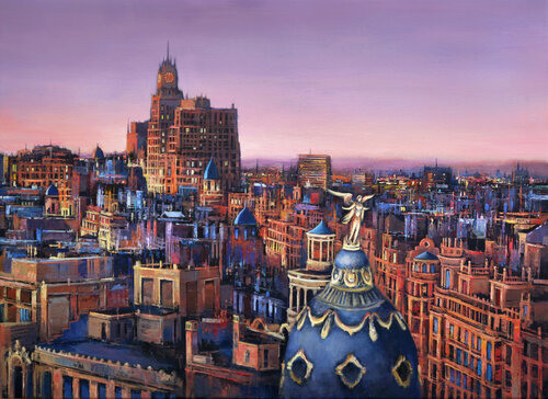 Madrid Lights van Behshad Arjomandi, Schilderij te koop op Singulart