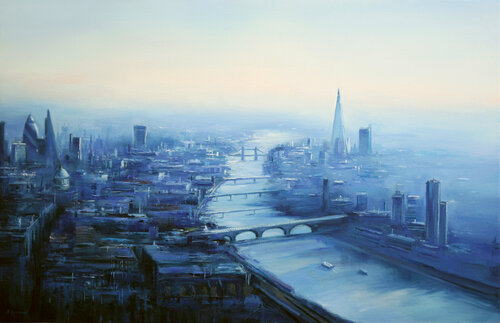 View of London van Behshad Arjomandi, Schilderij te koop op Singulart