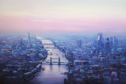Magical London di Behshad Arjomandi, Pittura in vendita su Singulart