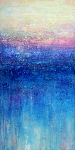 Abstract Sunset Landscape IV van Behshad Arjomandi, Schilderij te koop op Singulart