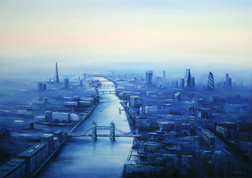 London Skyline II van Behshad Arjomandi, Schilderij te koop op Singulart