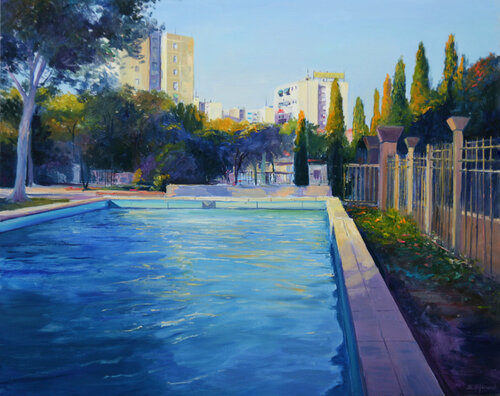 View From The Park van Behshad Arjomandi, Schilderij te koop op Singulart