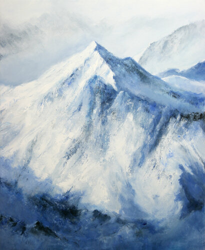 Alpine Winter von Behshad Arjomandi, Malerei kaufen auf Singulart