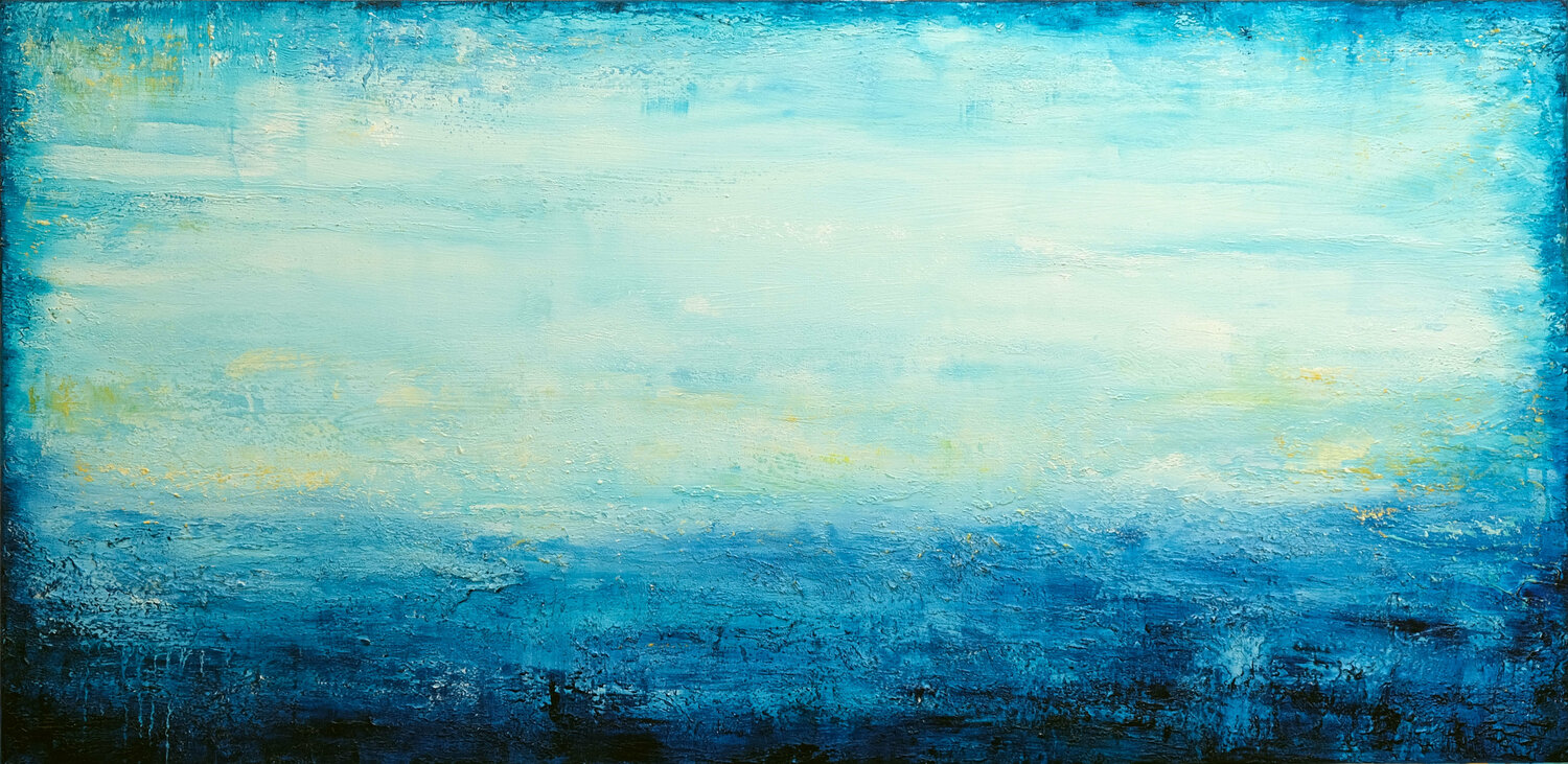 Abstract Turquoise Behshad Arjomandi