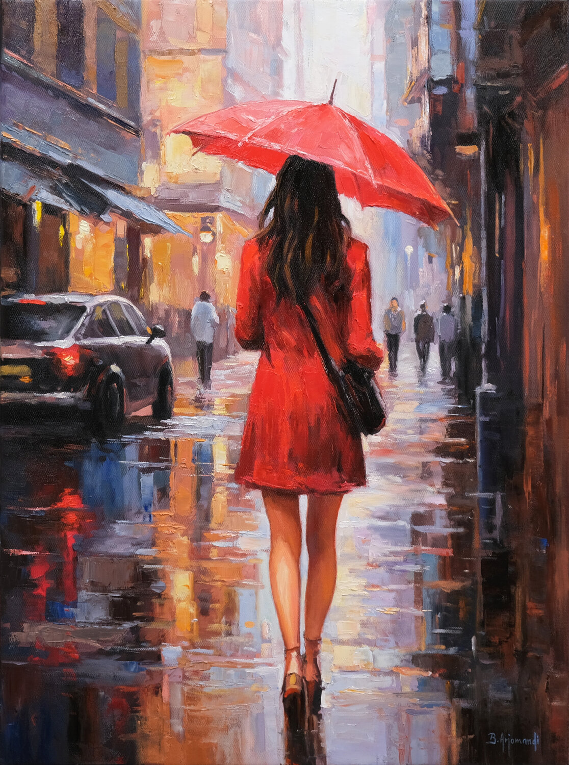 Walking in the Rainy City Behshad Arjomandi