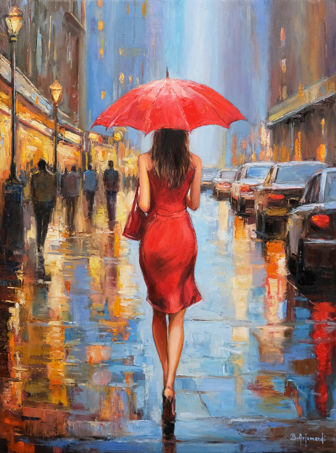 Street Rainy Day Behshad Arjomandi