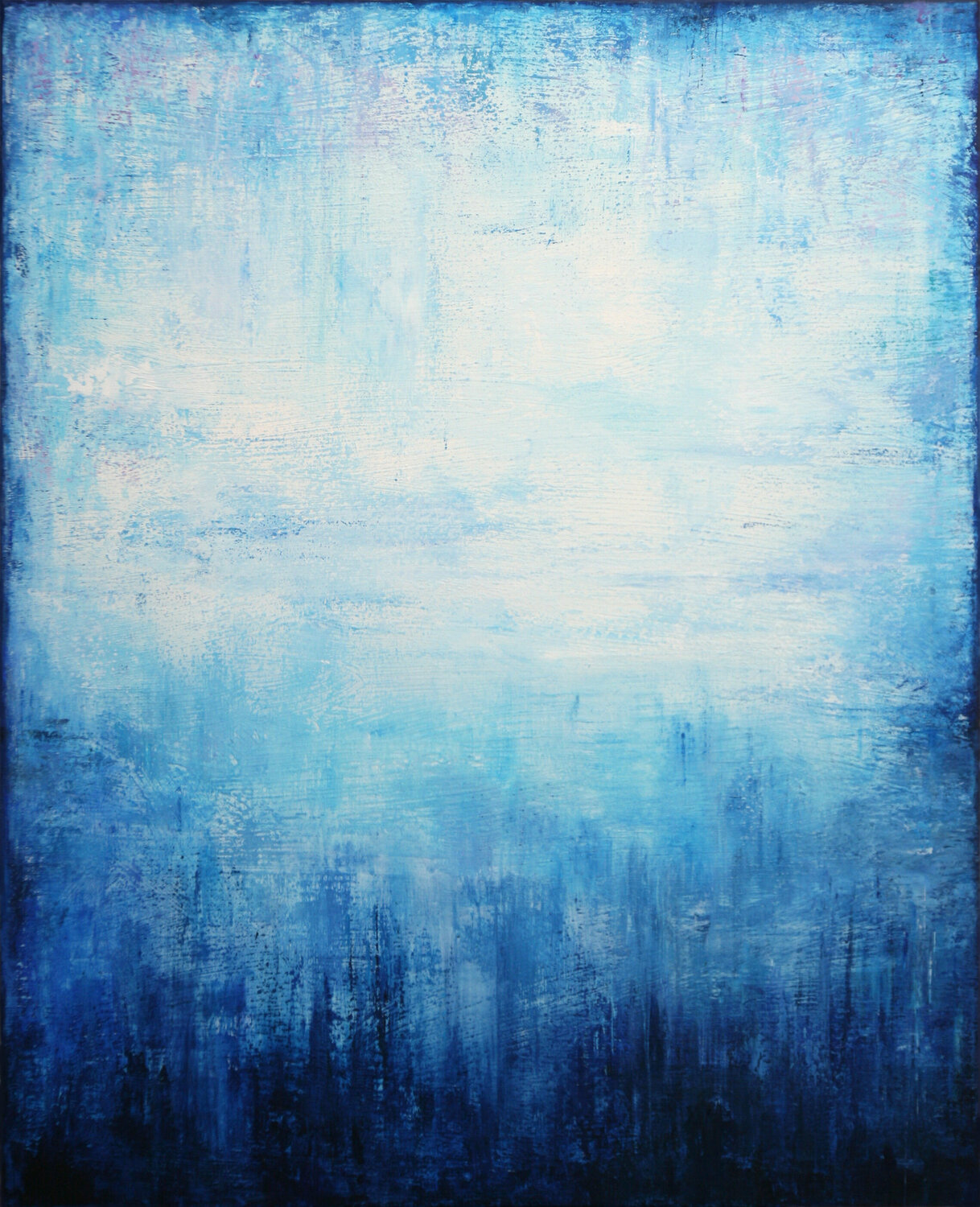 Blue Abstract Landscape II Behshad Arjomandi