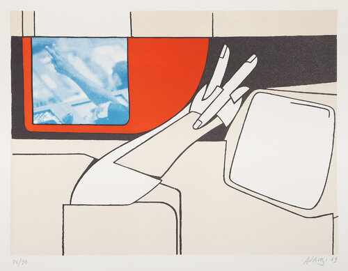 On The Moon von Valerio Adami, Druck kaufen auf Singulart