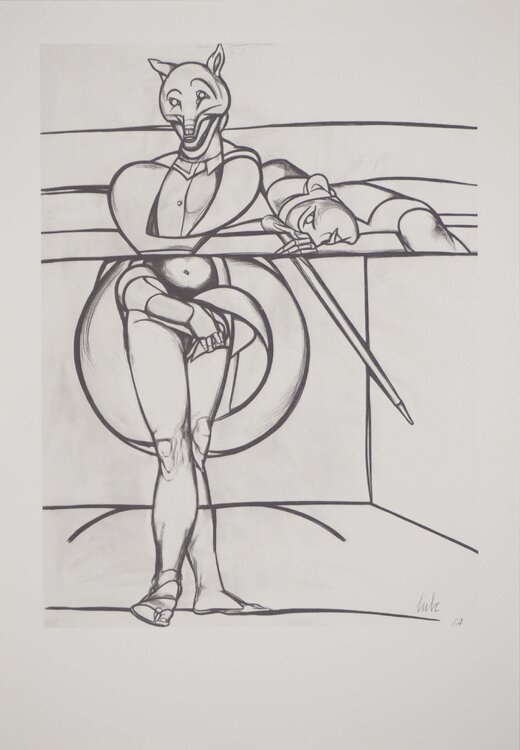Amour étrange Valerio Adami