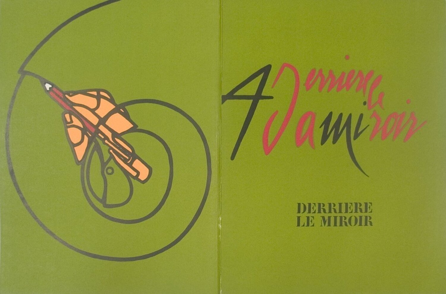 Derriere le Miroir, no. 206 cover Valerio Adami