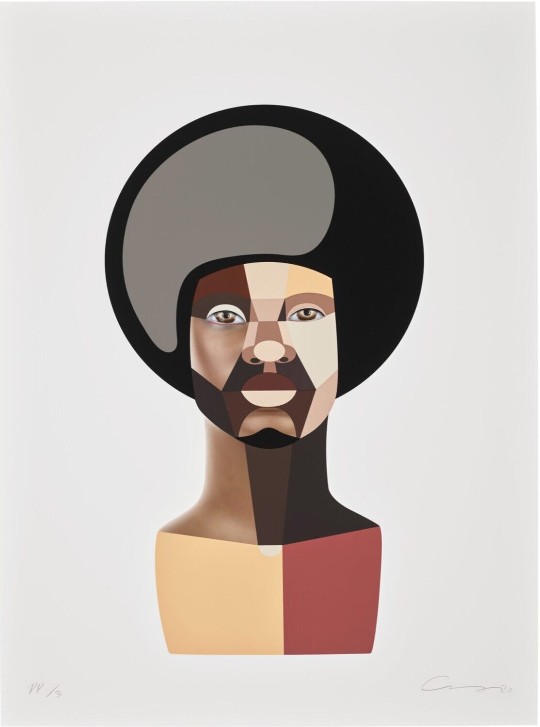 Beauty World: Style Variation 1 (Afro) Derrick Adams