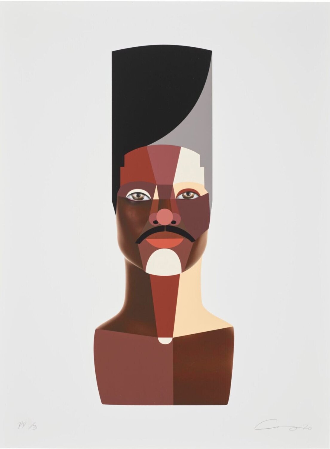 Beauty World: Style Variation 3 (High Top) Derrick Adams Print for sale