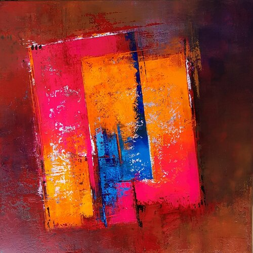 Squarely Abstract di Menu, Pittura in vendita su Singulart