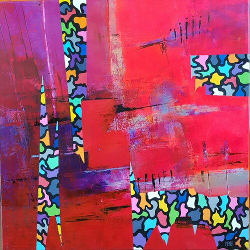 My two worlds 2 di Menu, Pittura in vendita su Singulart