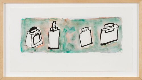 Etel Adnan La Commedia dell'arte dei calamai I de Etel Adnan, Impresión a la venta en Singulart