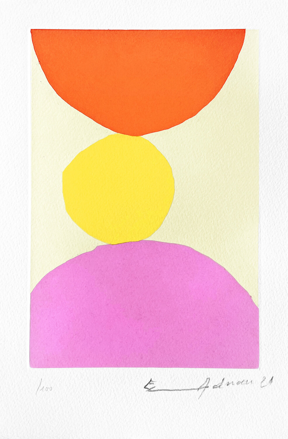 L'Express Beyrouth-Enfer Etel Adnan