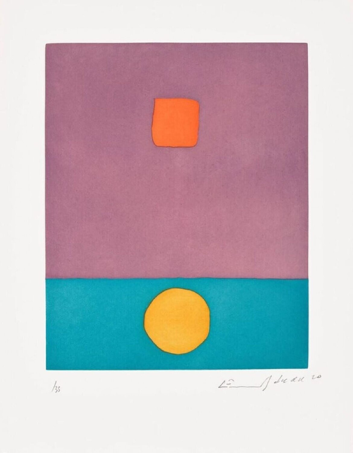 Etel Adnan La Soleil a Vécu (The Sun has Lived) Etel Adnan Druck zu verkaufen