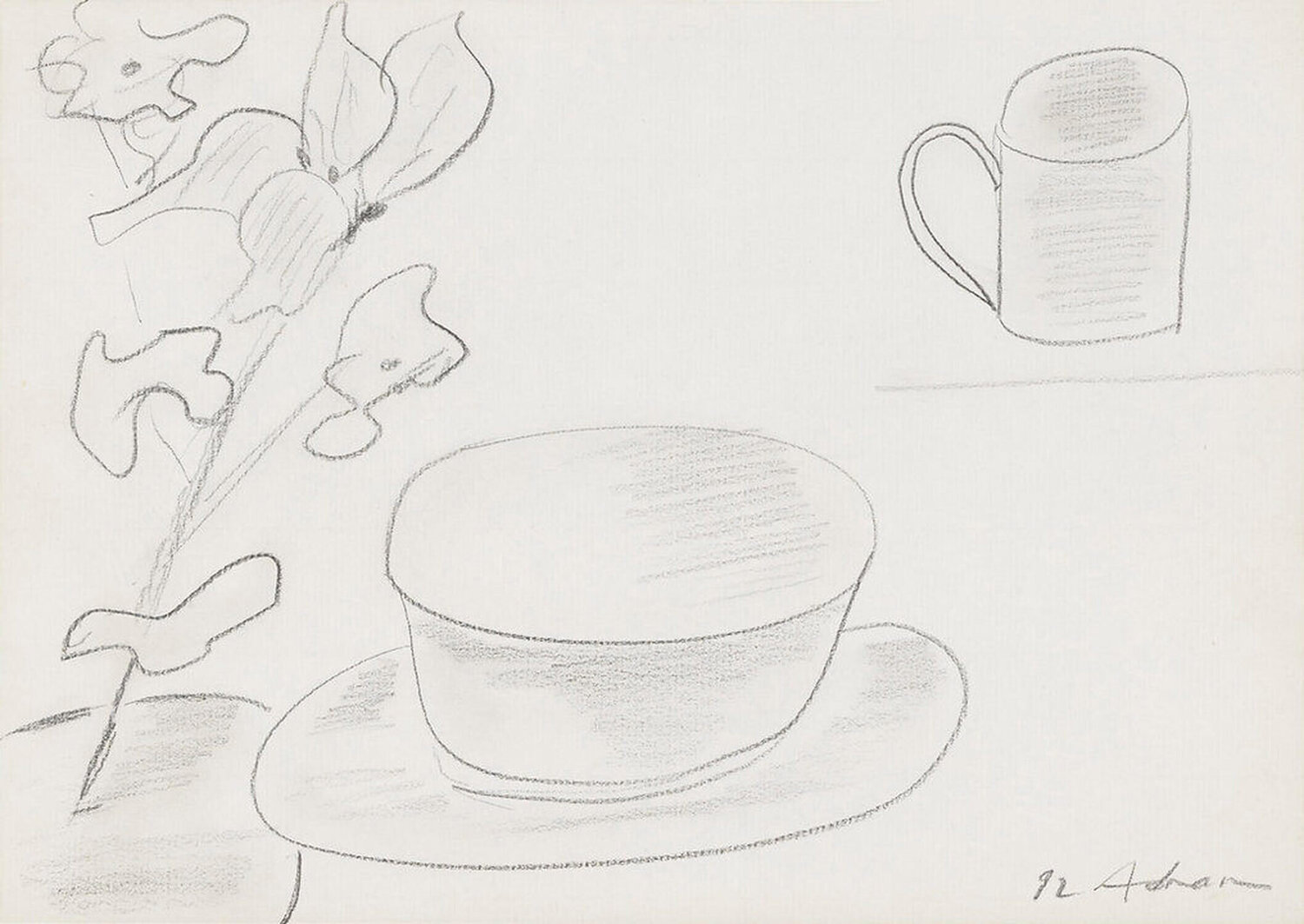 Etel Adnan Untitled (Teacup) Etel Adnan