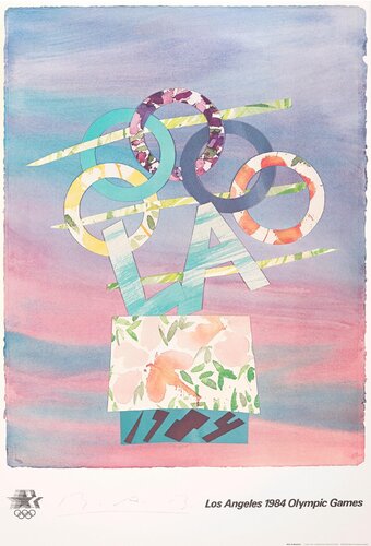 Billy Al Bengston Hand-Signed 1984 Los Angeles Olympic Games Poster by Billy Al Bengston, Print for Sale on Singulart