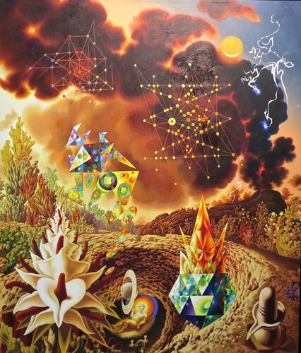 El Solticio de Invierno van Ramon Alejandro, Schilderij te koop op Singulart