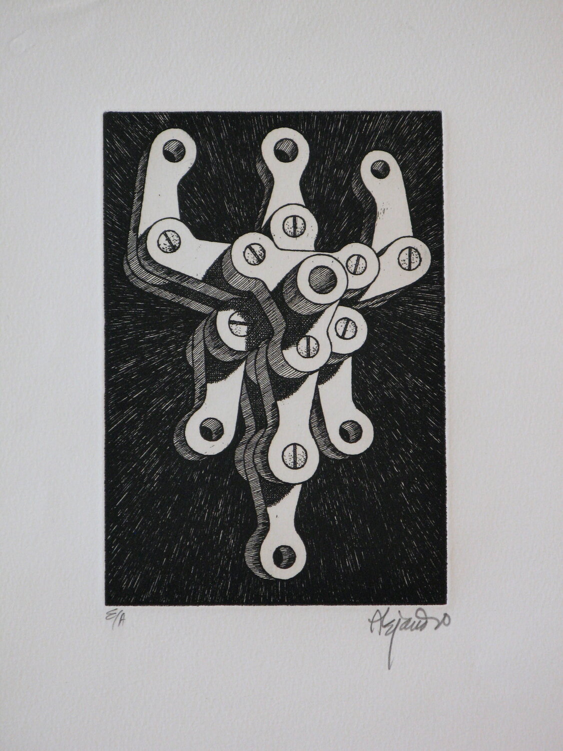 Set of five hinges Ramon Alejandro