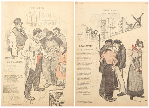 Gil Blas Illustrated van Théophile Alexandre Steinlen, Afdruk te koop op Singulart