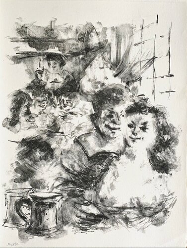 Les Flamandes von Théophile Alexandre Steinlen, Druck kaufen auf Singulart