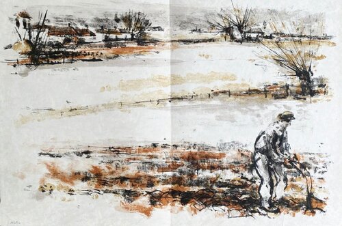 Les Flamandes von Théophile Alexandre Steinlen, Druck kaufen auf Singulart