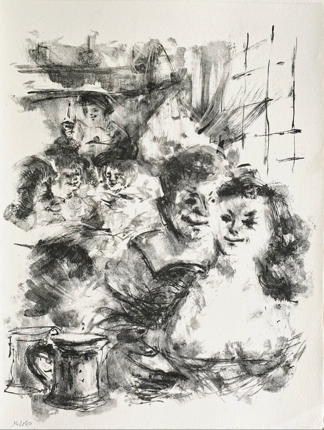 Les Flamandes Théophile Alexandre Steinlen Stampa in vendita