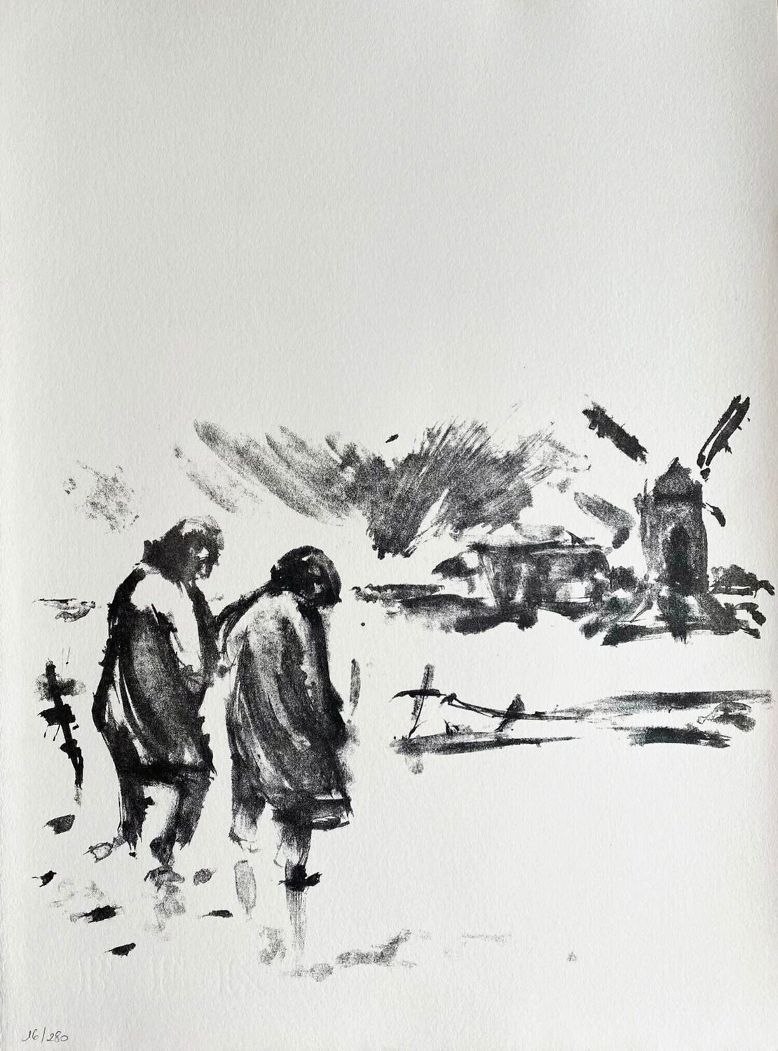 Les Flamandes Théophile Alexandre Steinlen Stampa in vendita