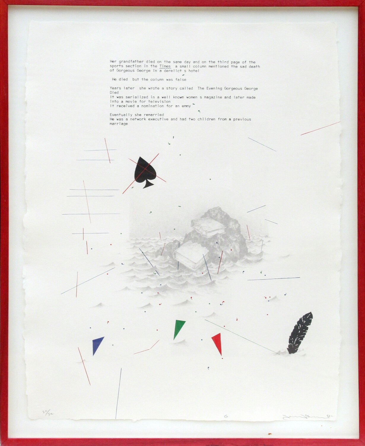 Details from the Text - G Terry Allen Stampa in vendita