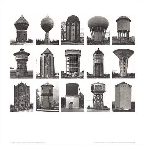 Water Towers (no text) von Bernd and Hilla Becher, Druck kaufen auf Singulart
