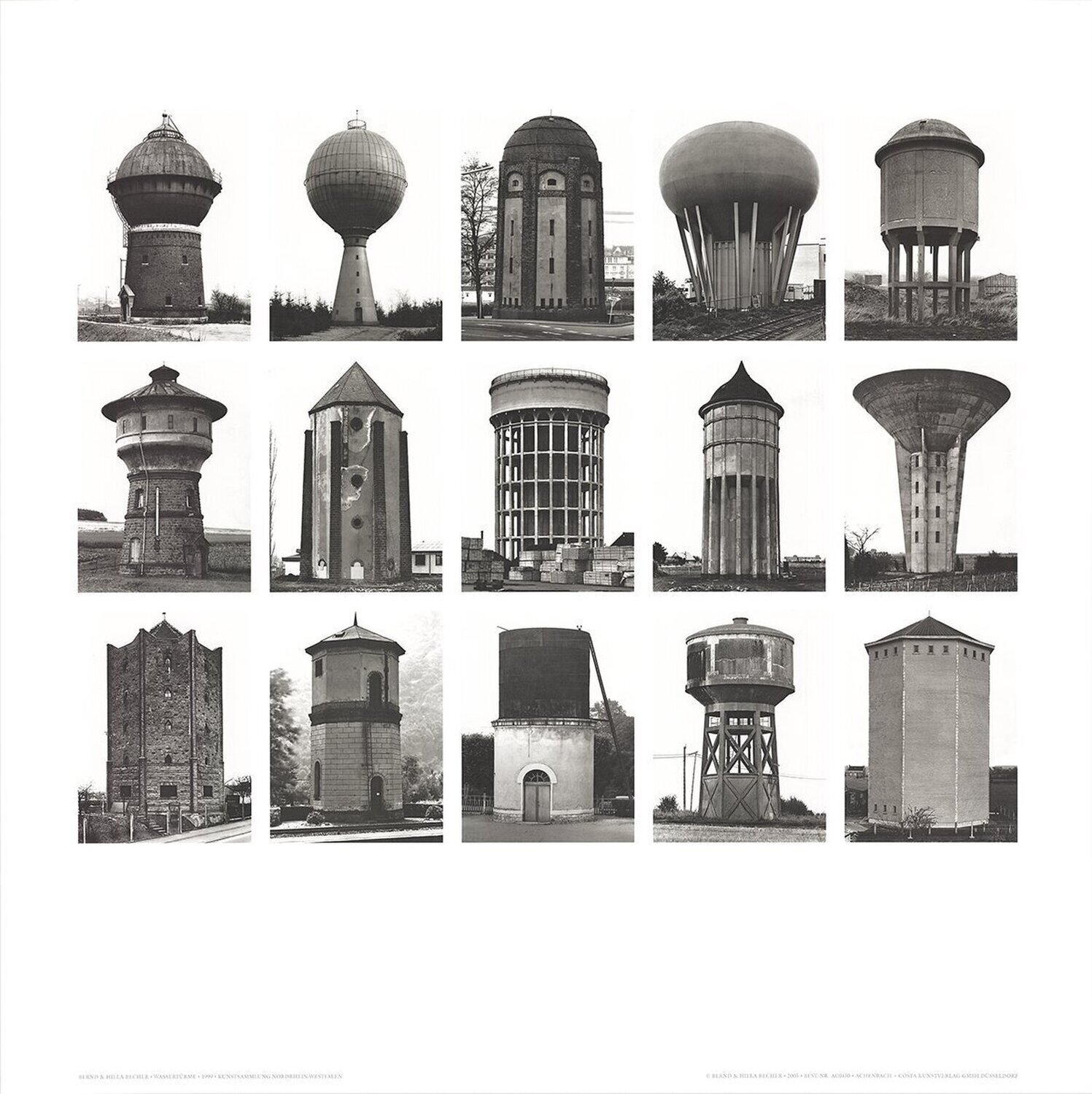 Water Towers (no text) Bernd and Hilla Becher