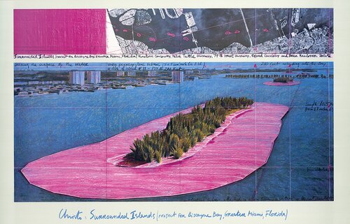 Surrounded Islands par Christo and Jeanne-Claude, Édition en vente sur Singulart