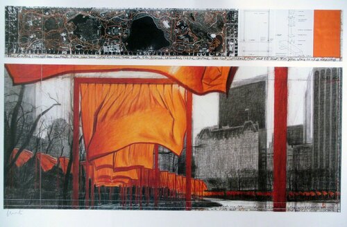The Gates Project for Central Park, New York  by Christo and Jeanne-Claude, Print for Sale on Singulart