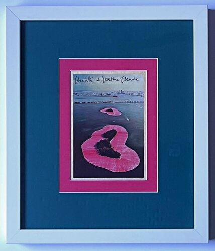 Art Card: Surrounded Islands (Hand Signed by Christo and Jeanne-Claude), from the private collection of Jeanne-Claude's Assistant by Christo and Jeanne-Claude, Print for Sale on Singulart