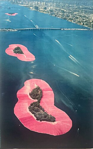 Christo - Surrounded Islands, Project for Biscayne (hand signed by Christo) by Christo and Jeanne-Claude, 인쇄 for Sale on Singulart