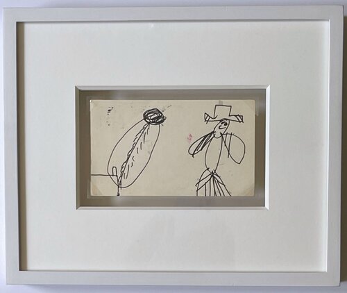 Carl Andre - Dreamy Life - original signed drawing par Carl Andre, Œuvre sur papier en vente sur Singulart