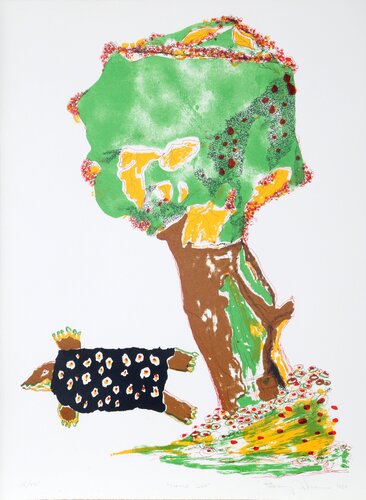 Turtle Dove di Benny Andrews, Stampa in vendita su Singulart