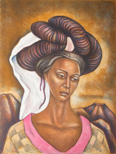 Muchacha de Cuetzalan van Raúl Anguiano, Afdruk te koop op Singulart