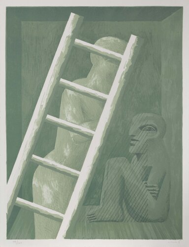 Figure with Ladder by Horst Antes, Print for Sale on Singulart