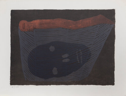 Floating Figure (Night) by Horst Antes, Print for Sale on Singulart