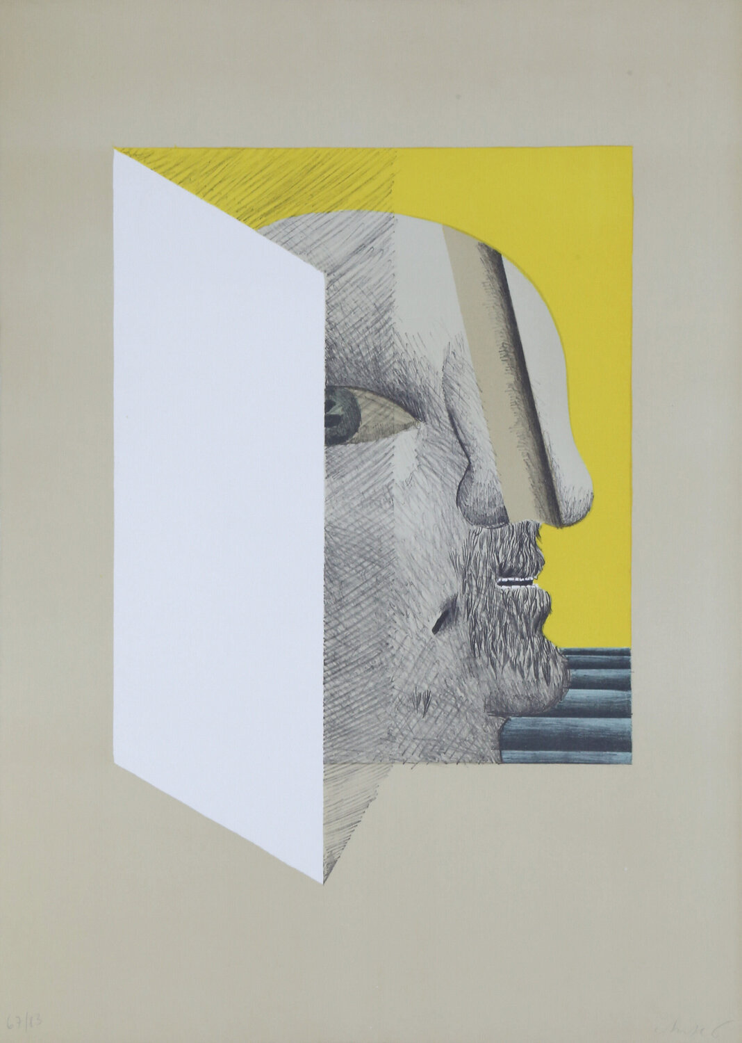 Faltblatt Horst Antes Print for sale