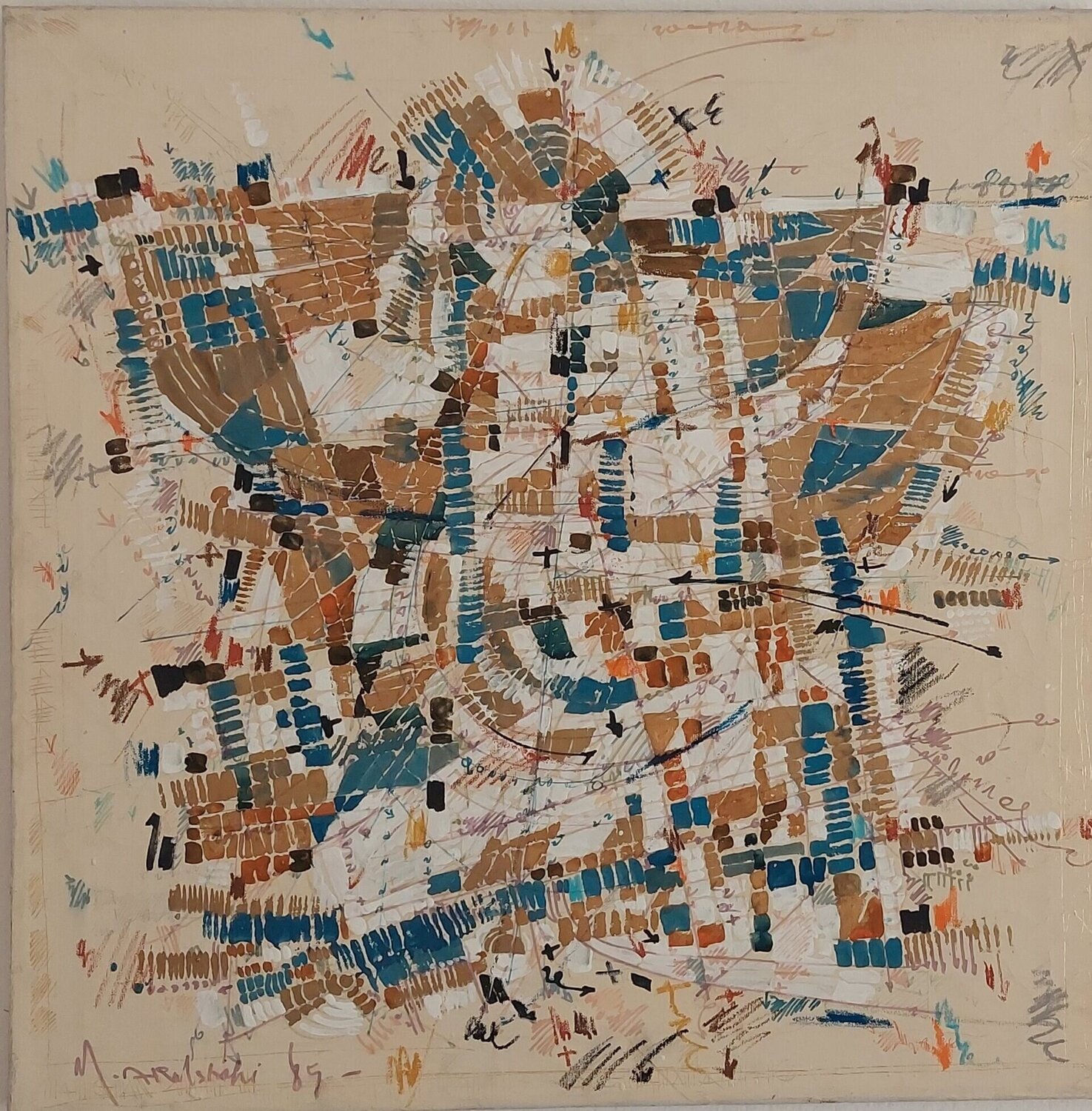 Untitled Massoud Arabshahi Dipinto originale in vendita