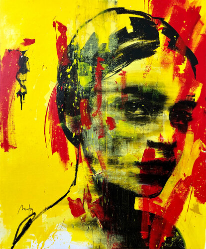 Girl In Yellow No. 2 van Mario Henrique, Schilderij te koop op Singulart